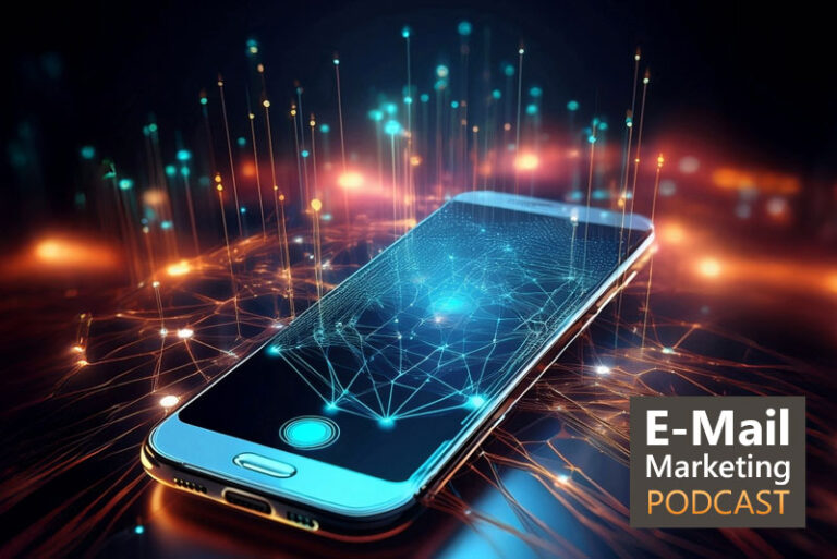 Modernes Apple-Ähnliches Smartphone mit leuchtenden Datenverbindungen auf dem Display, symbolisiert digitale Vernetzung und Technologie.